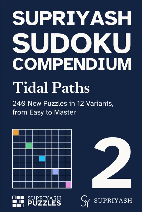 Front cover of Supriyash Sudoku Compendium: Tidal Paths