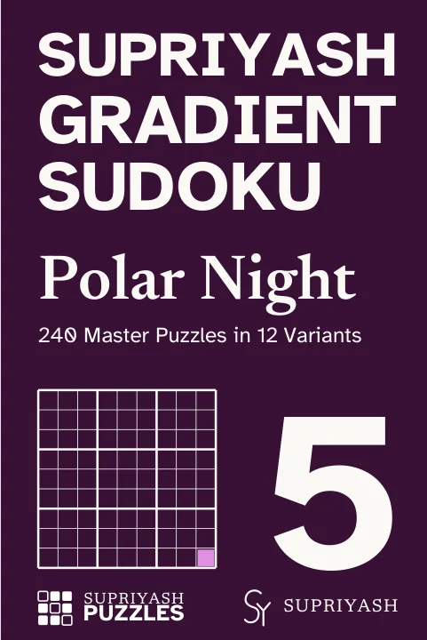 Front cover of Supriyash Gradient Sudoku: Polar Night